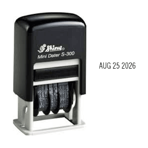 S-300 Mini Date DIY Stamp Shipping Receiving Self-Inking DIY Date Stamp  Self-Inking Scrapbooking